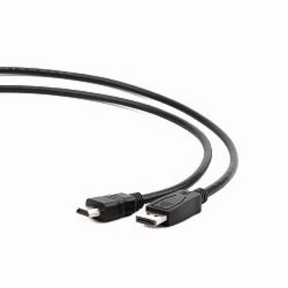Кабель DisplayPort-HDMI Gembird/Cablexpert 3м, 20M/19M, черный, экран, пакет(CC-DP-HDMI-3M)