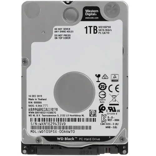 1TB WD Black (WD10SPSX) {SATA 6Gb/s, 7200 rpm, 64Mb buffer}