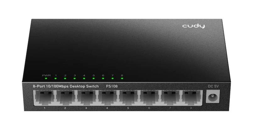 Коммутатор Cudy GS108 UK GS108 (L2) 8x1Гбит/с неуправляемый