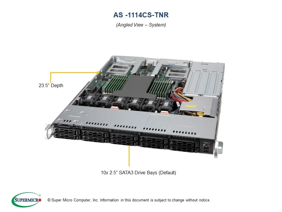 Серверная платформа Supermicro 1114CS-TNR (AS-1114CS-TNR)