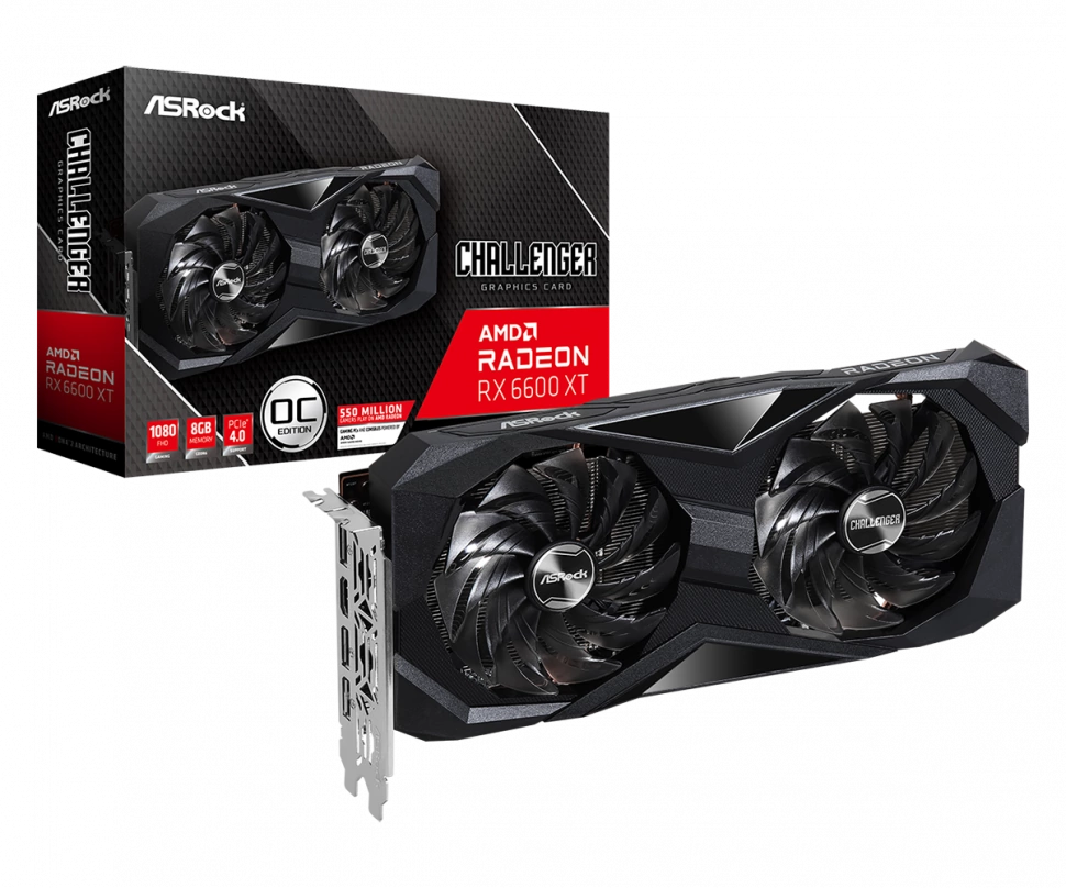 Видеокарта Asrock RX6600XT CLD 8GO