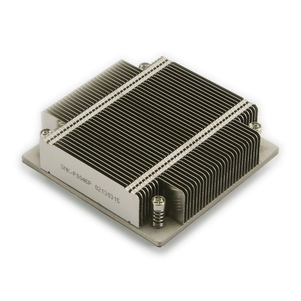 Пассивный кулер SuperMicro SNK-P0046 P - 1U PASSIVE CPU HS for Intel Xeon 3400 Series LGA1156/LGA1155 UP MB X8 (052127) (SNK-P0046 P)