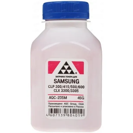 Тонер AQC для SAMSUNG CLP 300/315/320/325/360/415/500/510/600/610/660/CLX3300/3305 Magenta (фл. 45г) в Санкт-Петербурге