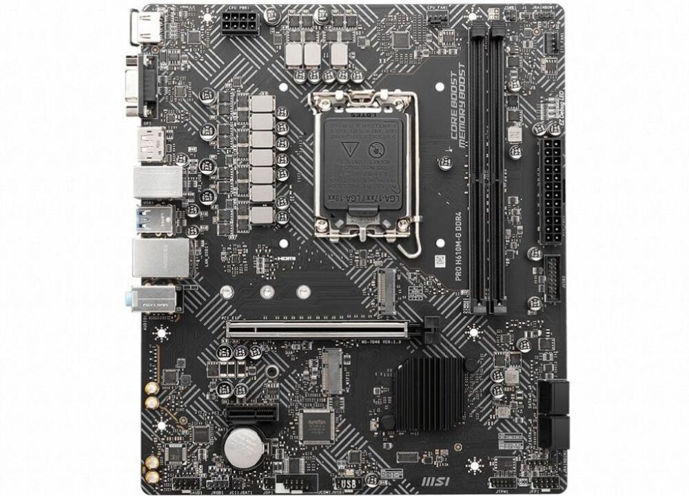 Материнская плата MSI PRO H610M-G DDR4 в Санкт-Петербурге