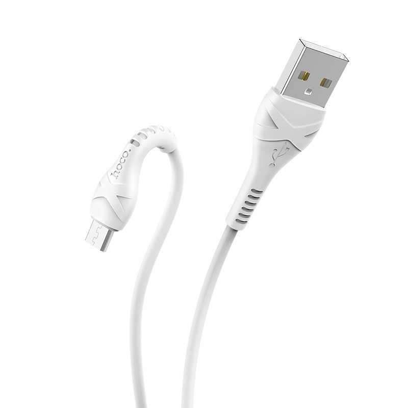 HOCO HC-10505 X37/ USB кабель Micro/ 1m/ 2.4A/ White