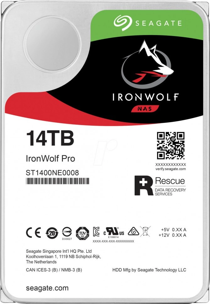 Жёсткий диск Seagate 14Tb SATA-III IronWolf Pro (ST14000NE0008)