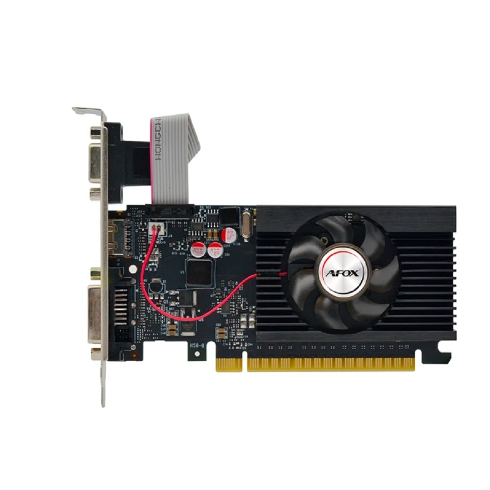 Видеокарта AFOX Geforce GT730 1GB DDR3 64Bit DVI/HDMI LP Single Fan (AF730-1024D3L3-V2 ) RTL
