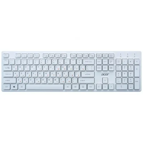 Клавиатура Acer OKW123 белый USB (ZL.KBDEE.00D) в Санкт-Петербурге