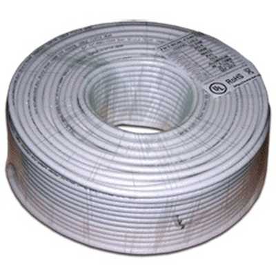 Кабель коаксиальный TWT TWT-RG6U-CS48/1-WH