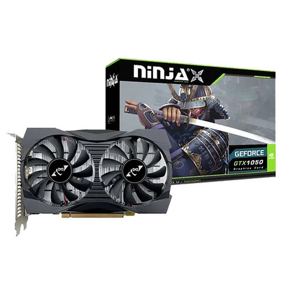 Видеокарта Ninja (Sinotex) GTX1050 2GB GDDR5 128bit DVI DP HDMI 2FAN RTL