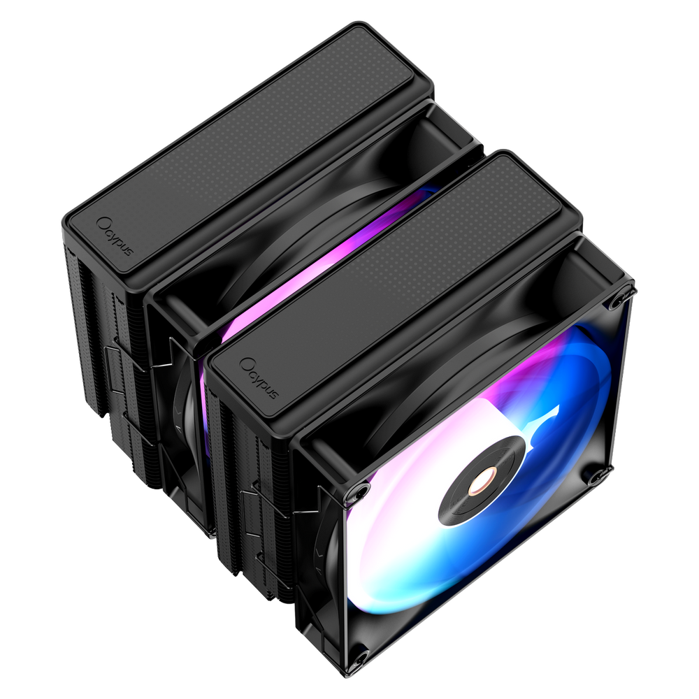 Вентилятор для процессора Cooler Ocypus Delta A62 BK ARGB Black 260W/ All Intel/ AMD AM*/ 2 fans / Screws
