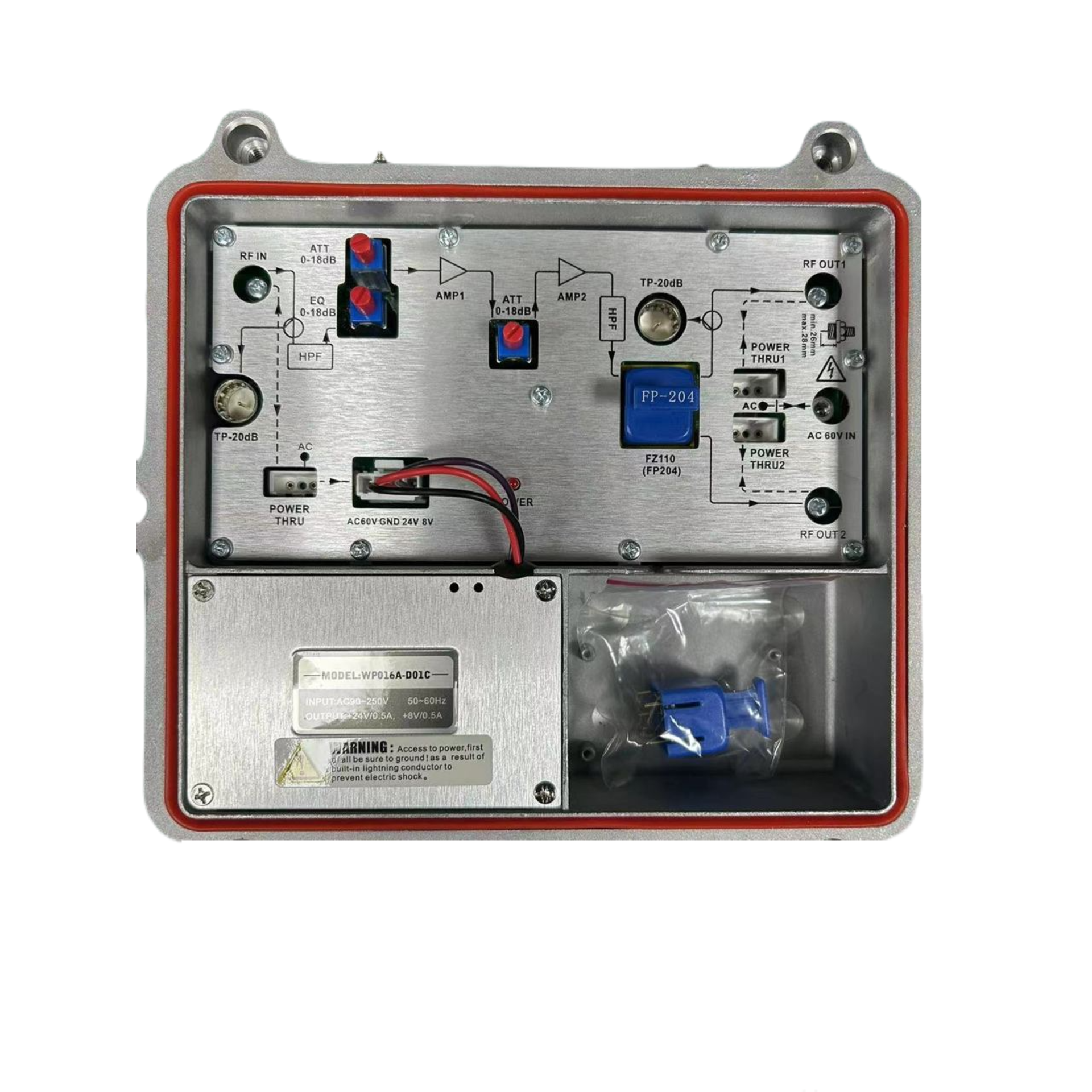 Усилитель кабельный абонентский SNR-HA-110-38