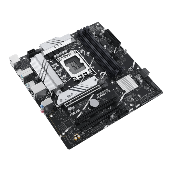 Материнская плата ASUS PRIME B760M-A-CSM, LGA1700, B760, 4*DDR5, 2xHDMI+DP, 4xSATA3 + RAID, 2xM2, Audio, Gb LAN, USB 3.2, USB 2.0, mATX; 90MB1EK0-M0EAYC (PRIME B760M-A-CSM)