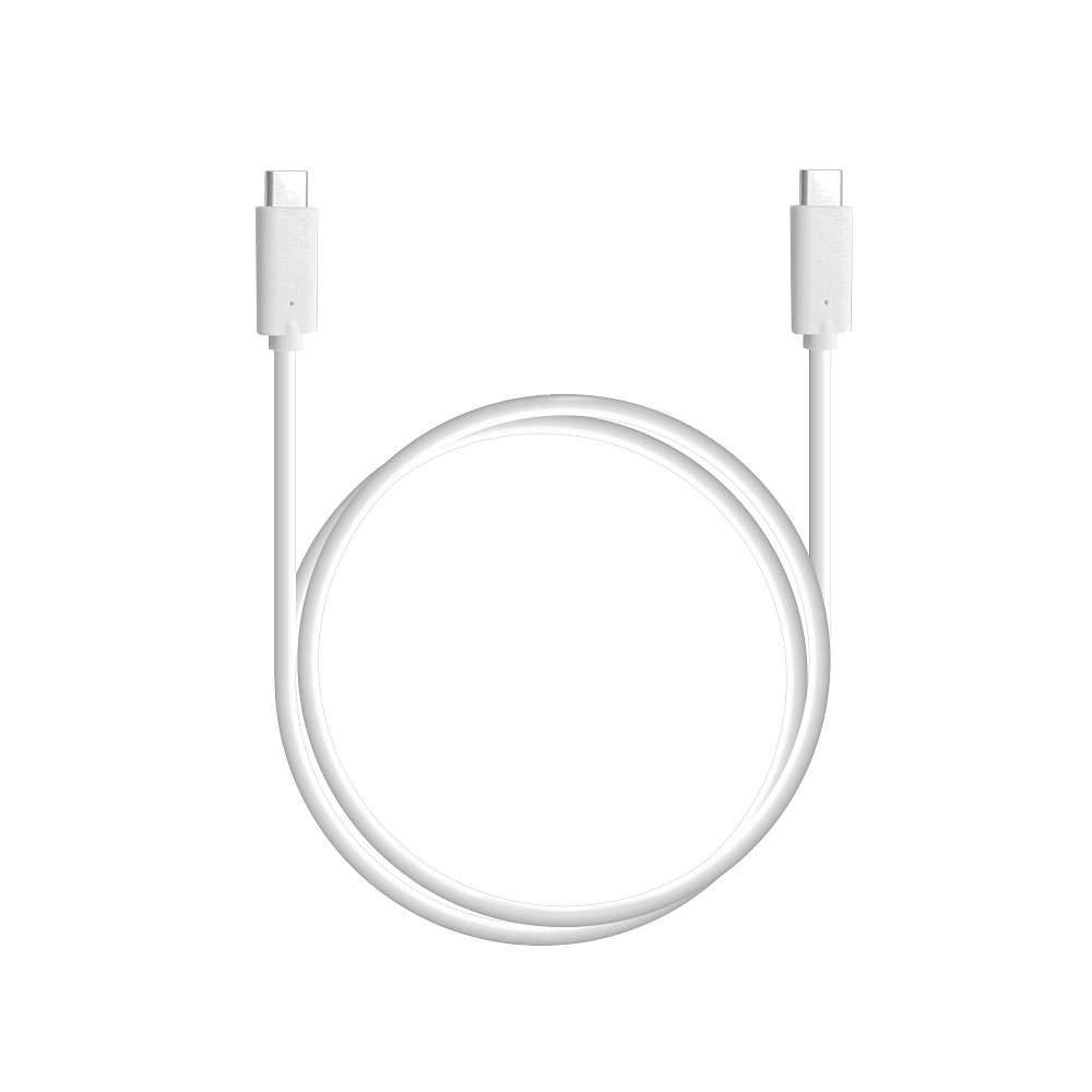 Bion Кабель для зарядки USB Type-C to Type-C (CM/CM), 3A, 60W, 1м, белый [BXP-CCP-USBC-CMCM-1M-W]
