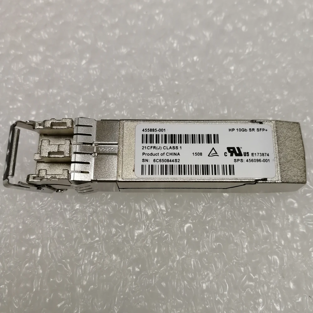 Трансивер HPE 455883-B21 оптоволоконный BladeSystem c-Class 10Gb SR SFP+ Transceiver HP 456096-001 455885-001