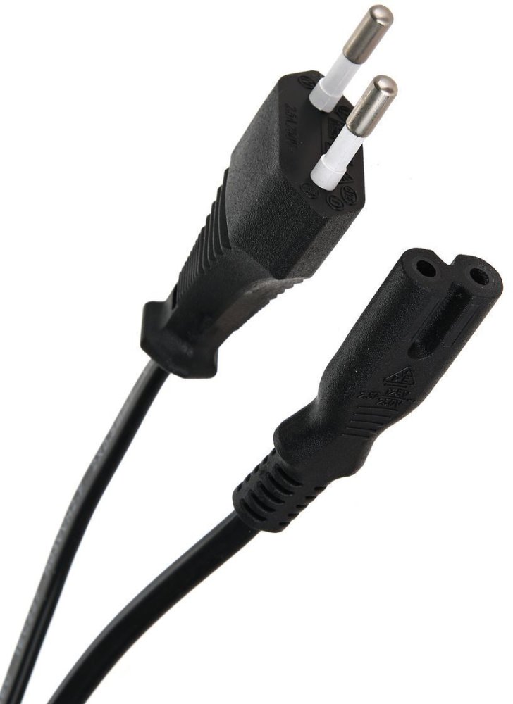 VCOM CE023-CU0.5-1.8M Кабель для аудио-видео техники IEC-320-C7--розетка 220V, 2-pin, 1,8м ,медный [4895182222731]
