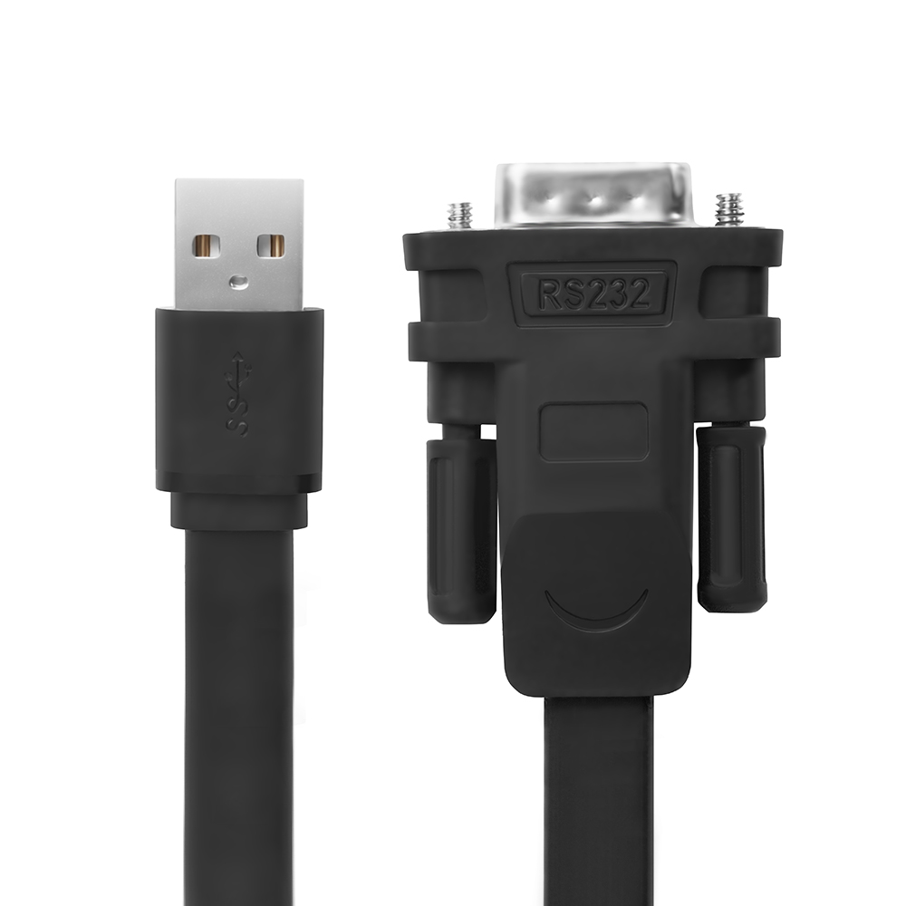 Greenconnect Конвертер-переходник 2.0m плоский, черный, 28/26 AWG, USB 2.0 AM / DB9 RS-232 PROF GCR-UOC5M-BCG-2.0m, чипсет PL2303RA Greenconnect 2.0м плоский, черный, 28/26 AWG, USB 2.0 AM / DB9 RS-232 PROF, чипсет PL2303RA (GCR-UOC5M-BCG-2.0m)