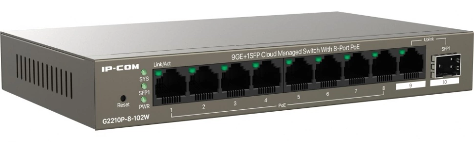 Коммутатор IP-Com G2210P-8-102W