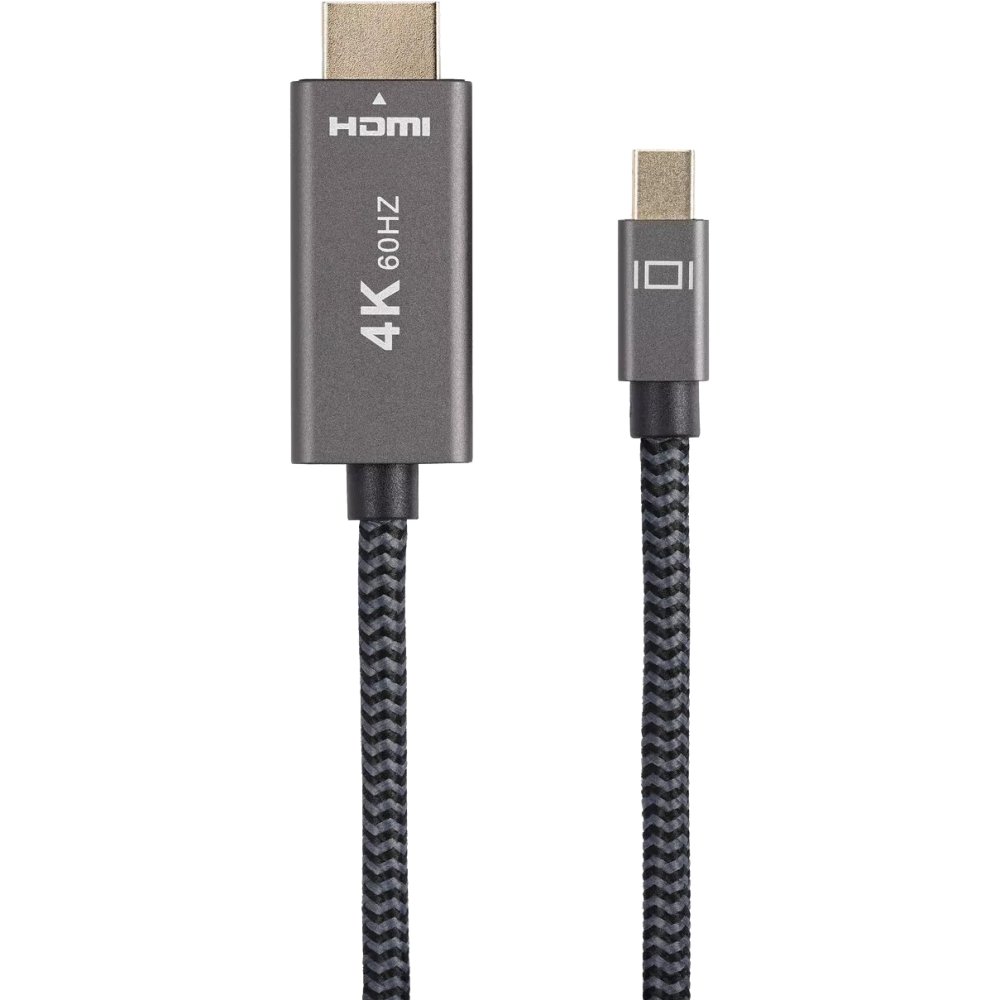 Кабель miniDisplayPort M-> HDMI M 4K@60Hz 1.8m Telecom,оплетка (TA562M-1.8M) VCOM Кабель-переходник Telecom Mini DisplayPort M/HDMI M (TA562M-1.8M)