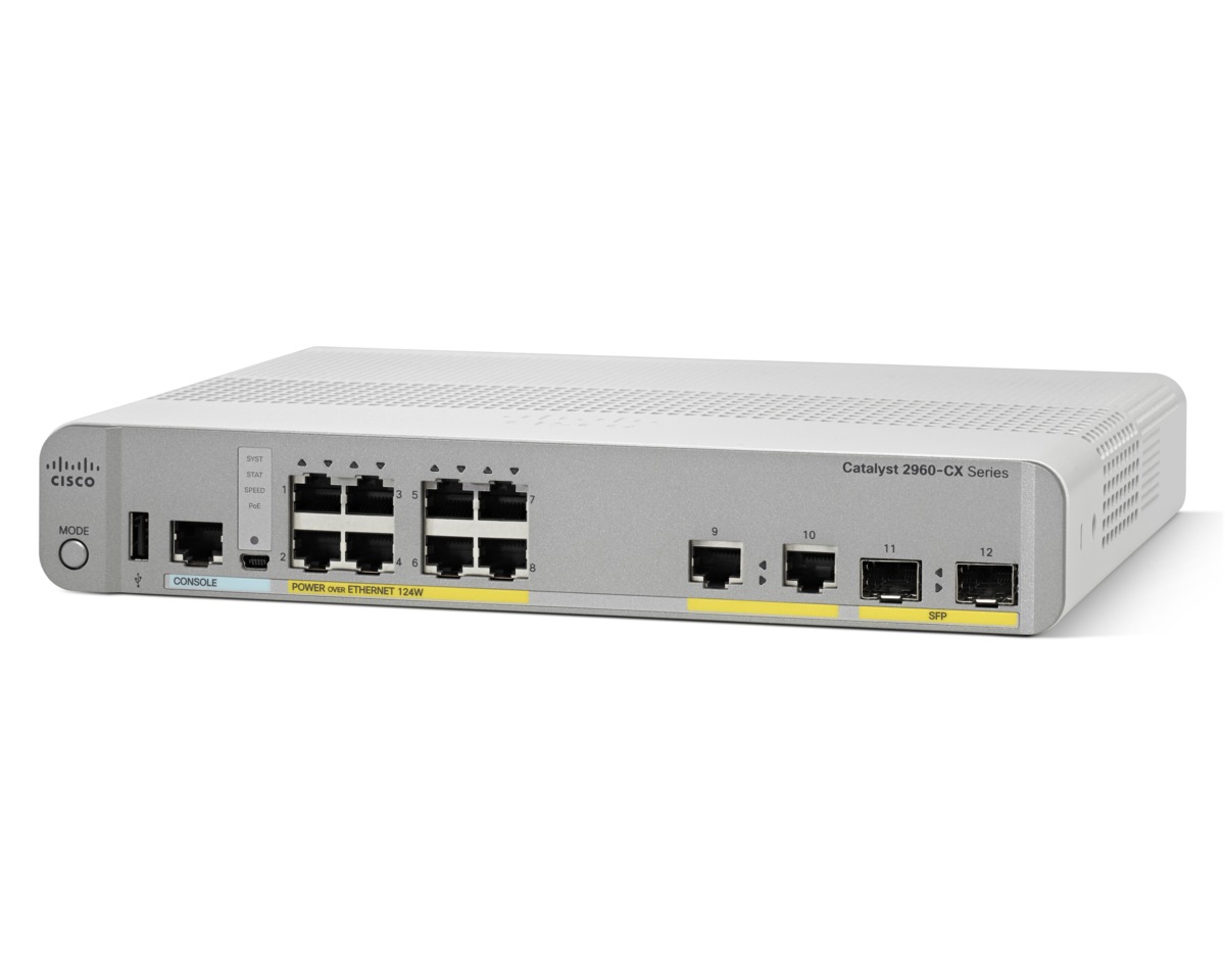 Коммутатор Cisco Catalyst 2960CX-8TC-L (WS-C2960CX-8TC-L)