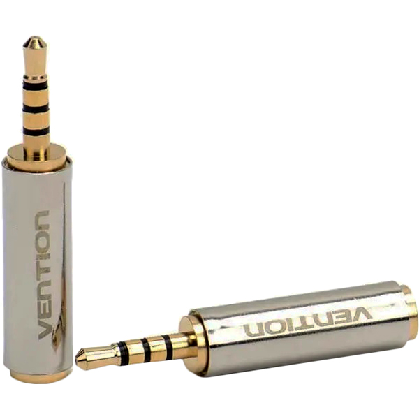 Переходник Vention Jack 3.5 mm F/2.5mm M Переходник Vention mini Jack 3.5 mm F/micro Jack 2.5 mm M (VAB-S02)