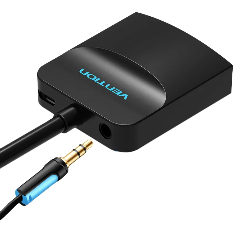 Мультимедиа конвертер Vention VGA + аудио > HDMI, гибкий, черный Мультимедиа конвертер Vention VGA M/HDMI F/mini Jack 3.5 mm F/micro USB 2.0 Type-B F (ACNBB)