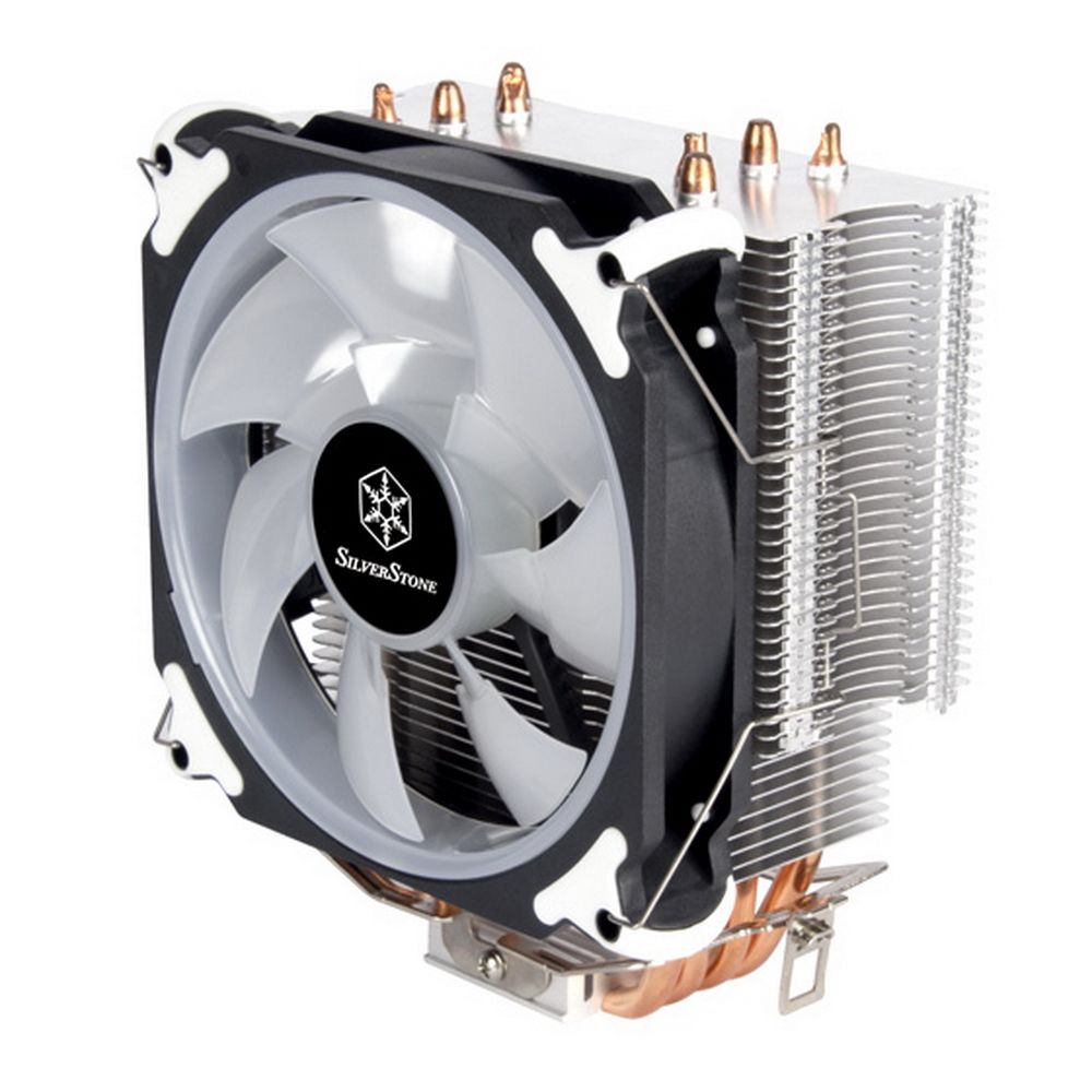 SST-AR12-RGB Argon CPU Cooler 4 Direct Contact Heatpipe, 120mm PWM RGB Fan, RTL {15}