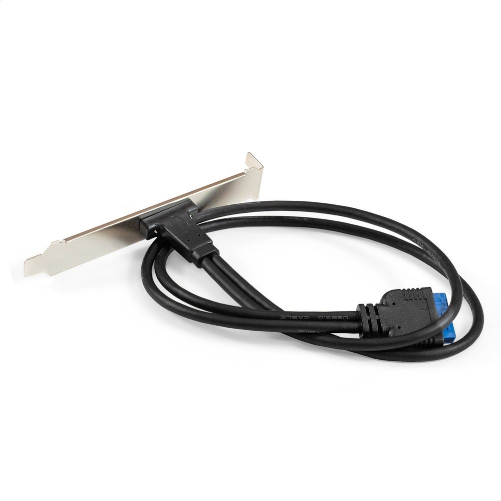 Exegate EX298296RUS Планка портов в корпус Type-C ExeGate BrctUSB3-1C (USB 3.2 Gen1 20pin (IDC 20pin F) --> USB 3.2 Gen1 Type-Cf, кабель 30см)