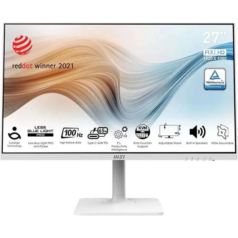 27" Монитор MSI Modern MD272XPW, 1920x1080, IPS, 100Гц, белый ( 9S6-3PB19H-099 ) в Санкт-Петербурге