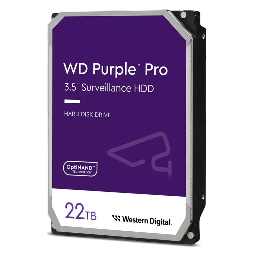 Жесткий диск/ HDD WD SATA3 22Tb Purple Pro 7200 512Mb 1 year warranty
