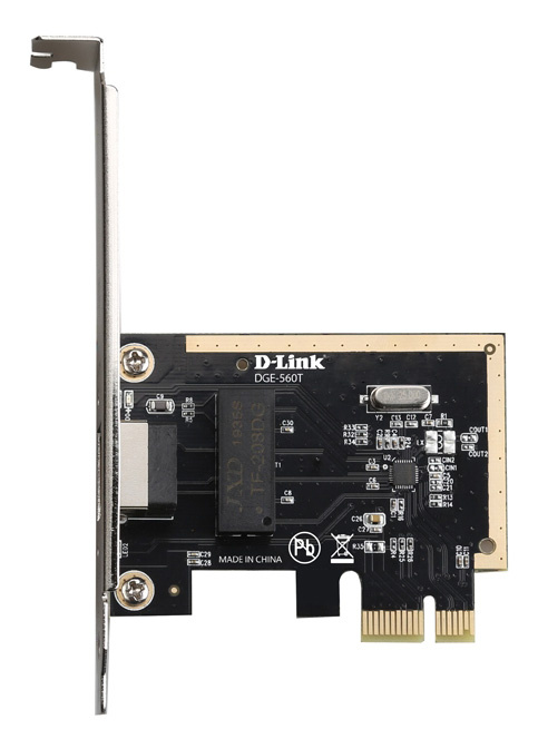 Сетевой адаптер Gigabit Ethernet D-Link DGE-560T/20/D1A PCI Express (упак.:20шт)