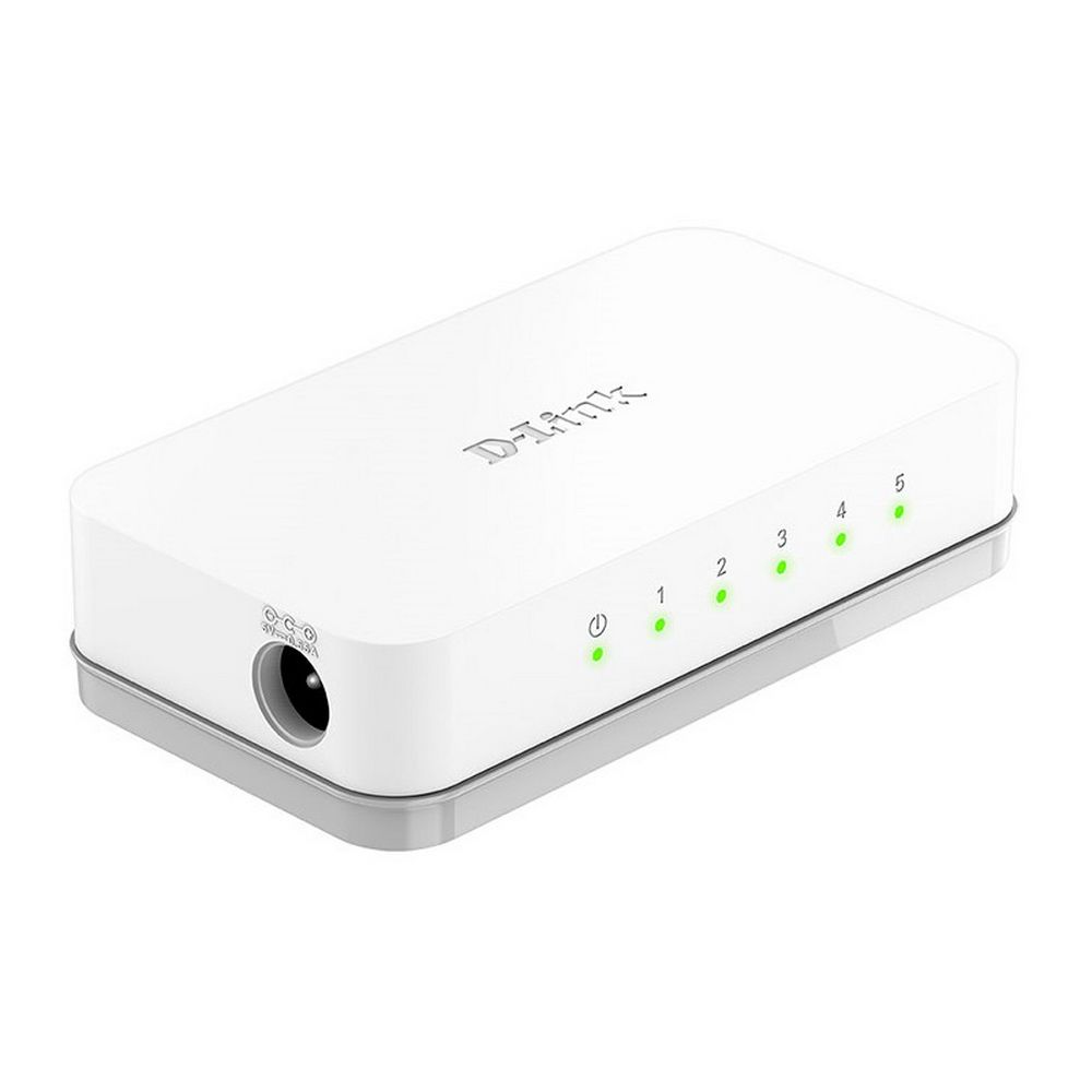 Коммутатор D-Link DES-1005C/B1A, 5-port UTP 10/100Mbps Auto-sensing, Stand-alone, Unmanaged Palm-top Fast Ethernet Switch (DES-1005C/B1A)