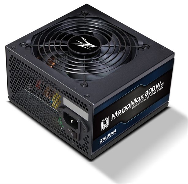 Блок питания Zalman ZM800-TXII, 800W, ATX12V v2.31, APFC, 12cm Fan, 80+ 230V EU, Retail (ZM800-TXII)