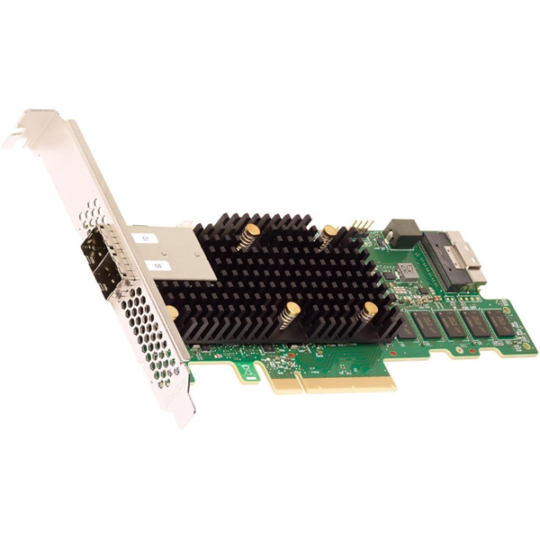 Контроллер Broadcom/LSI 9580-8I8E SGL (05-50076-00) PCIe 4.0 x8 LP, SAS/SATA/NVMe, RAID 0,1,5,6,10,50,60, 16port(1*int SFF8654 + 2*ext SFF8644), 8GB Cache, 3916ROC, RTL (05-50076-00)