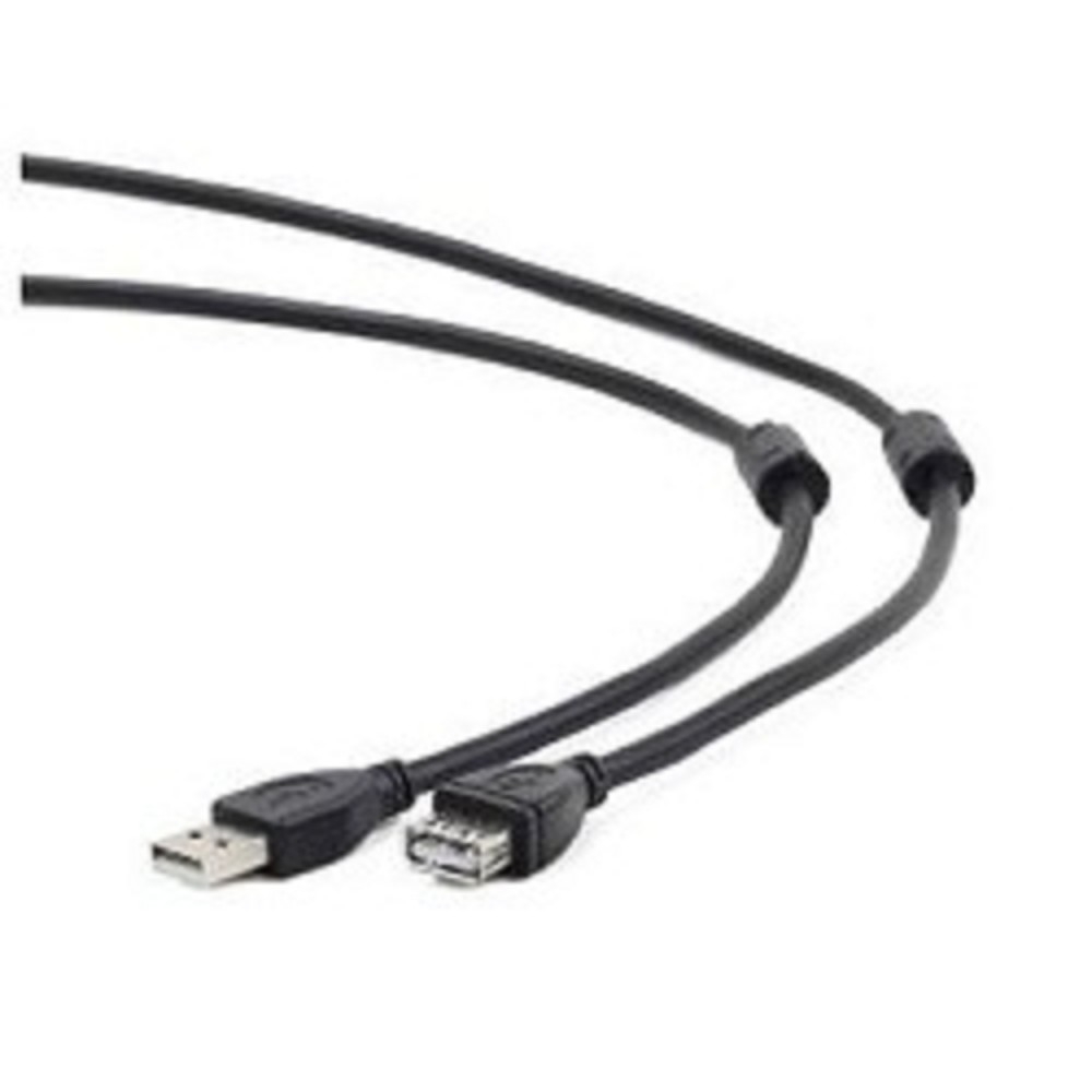 Gembird/Cablexpert CCF2-USB2-AMAF-15 USB 2.0 Pro Кабель , AM/AF, 4.5м, экран, 2феррит.кольца, черный, пакет