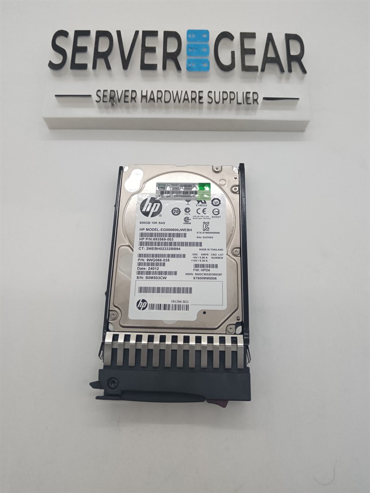 Жесткий диск 581286-B21 HP 600GB 10K rpm, SFF (2.5-inch)