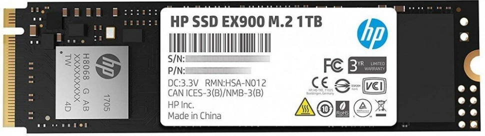 SSD накопитель HP M.2 1.0Tb EX900 (5XM46AA)