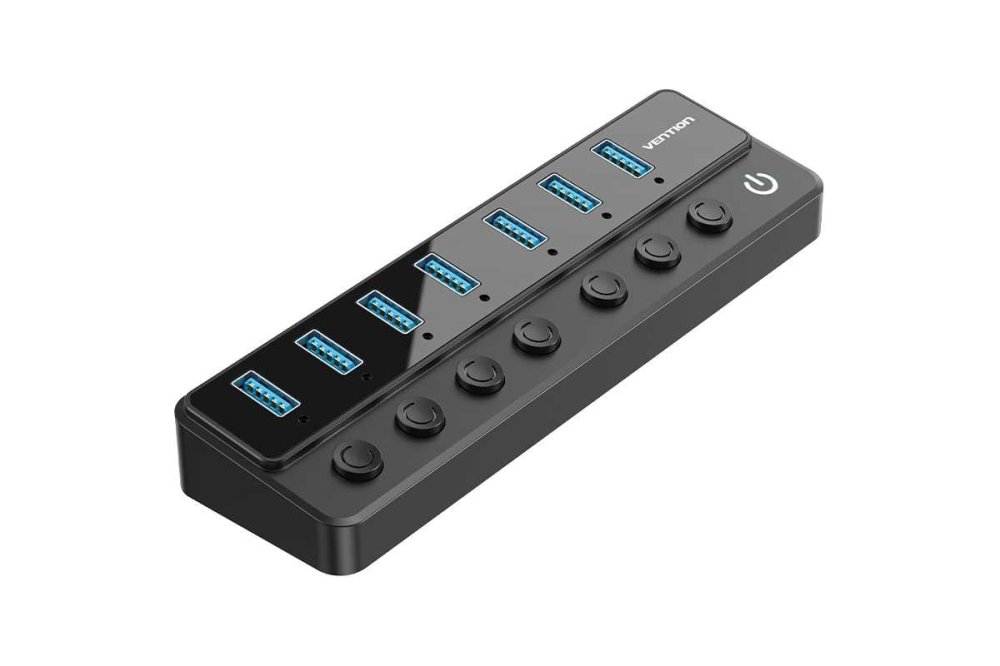 Концентратор Vention OTG USB 3.0 на 7 портов Черный Vention CHXB0