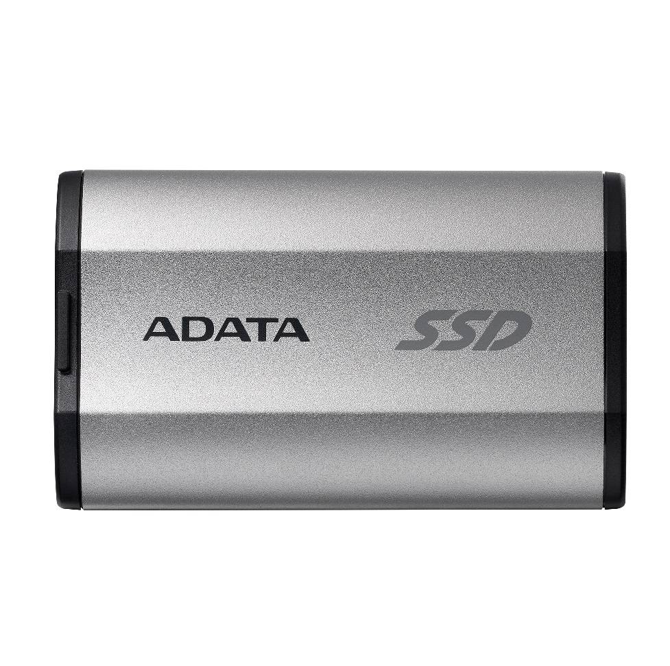 Твердотельный диск 500GB A-DATA SD810, External, USB 3.2 Type-C, [R/W -2000/2000 MB/s] серый