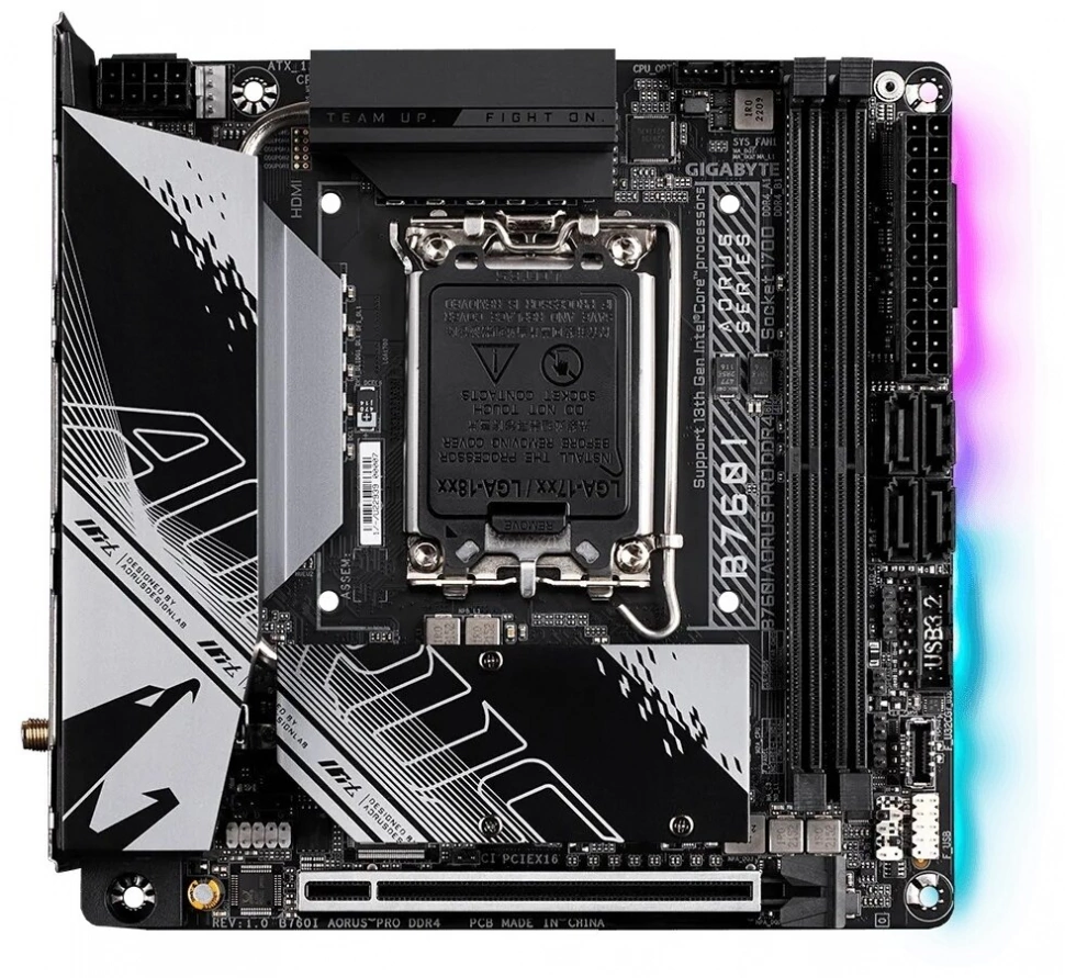 Материнская плата Gigabyte B760I AORUS PRO DDR4
