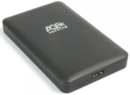 Внешний корпус для HDD/SSD AgeStar 31UBCP3 SATA пластик черный 2.5"