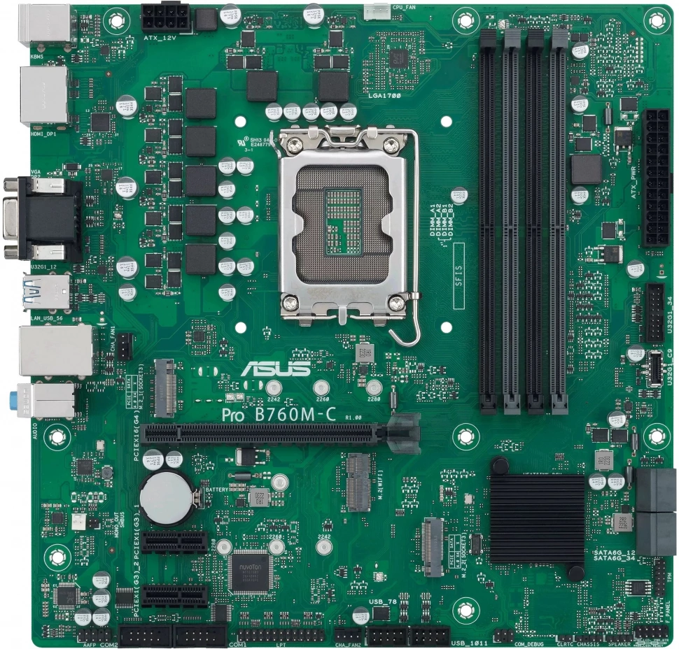Материнская плата Asus PRO B760M-CT-CSM (90MB1DY0-M0EAYC)