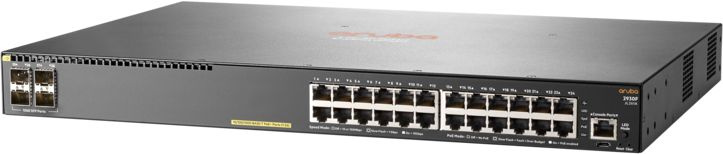 Коммутатор HPE Aruba 2930F JL261A 24G 4SFP 24PoE+ 370W управляемый