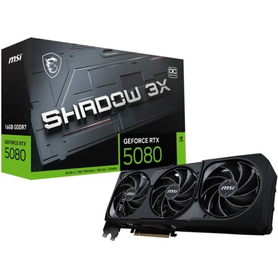 Видеокарта MSI RTX 5080 16G SHADOW 3X