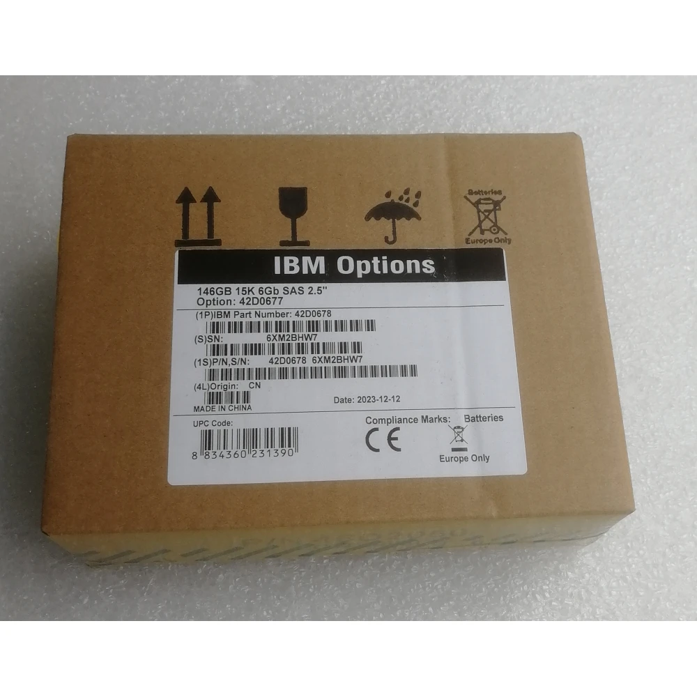 Жесткий диск IBM 42D0678 146 ГБ 15K 6G SAS SFF 2.5 серверный HDD 42D0677 42D0679 42D0681