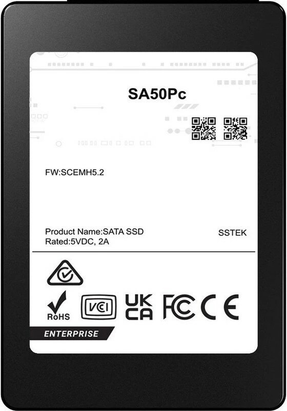 SSD накопитель Phison 480Gb SA50Pc (S1201K00480GP02576G00)