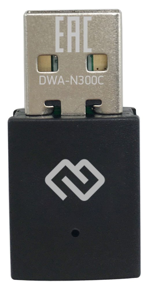Сетевой адаптер WiFi Digma DWA-N300C USB 2.0