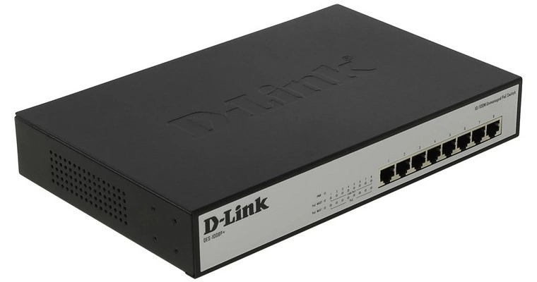 Коммутатор D-link DES-1008P+ (DES-1008P+/A1A)
