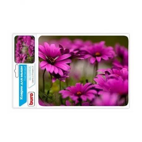 Коврик Buro для мыши BU-M20045 рисунок/цветы в Санкт-Петербурге