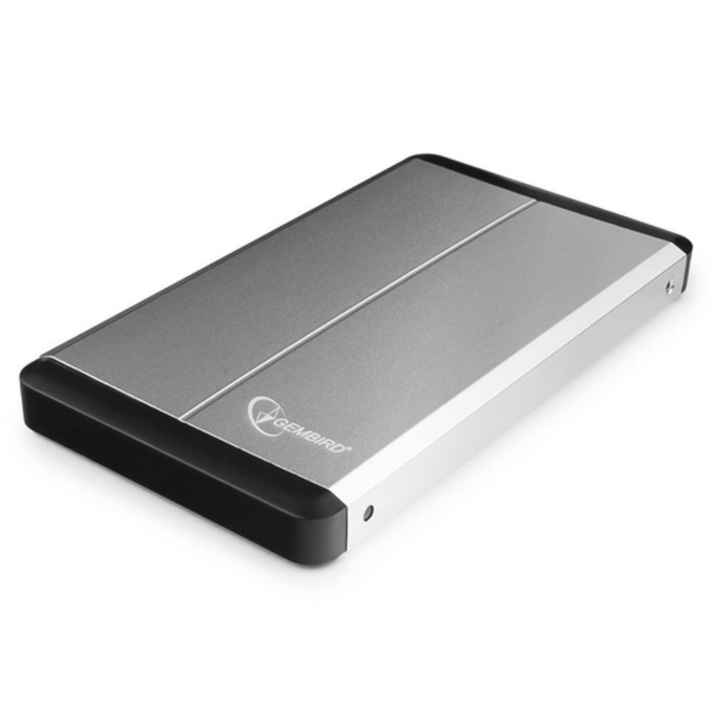 Внешний корпус 2.5" Gembird EE2-U3S-2-S, серебро, USB 3.0, SATA, металл Gembird {100}